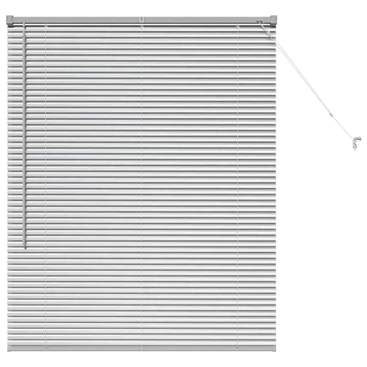 Vidaxl venetiaanse jaloezieën zilver 130 x 100 cm aluminium