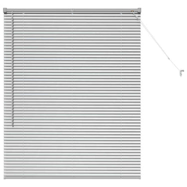Vidaxl venetiaanse jaloezieën zilver 130 x 105 cm aluminium