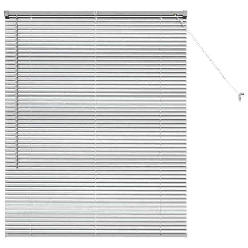 Load image into Gallery viewer, Vidaxl venetiaanse jaloezieën zilver 130 x 105 cm aluminium
