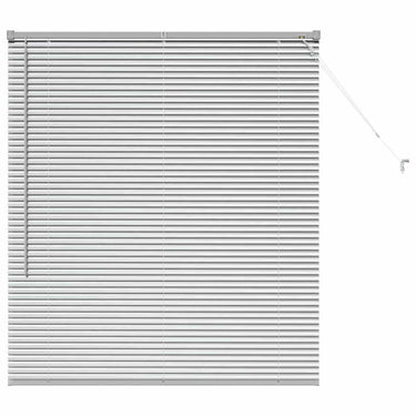 Vidaxl venetiaanse jaloezieën zilver 130 x 110 cm aluminium