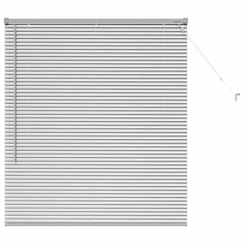 Load image into Gallery viewer, Vidaxl venetiaanse jaloezieën zilver 130 x 120 cm aluminium

