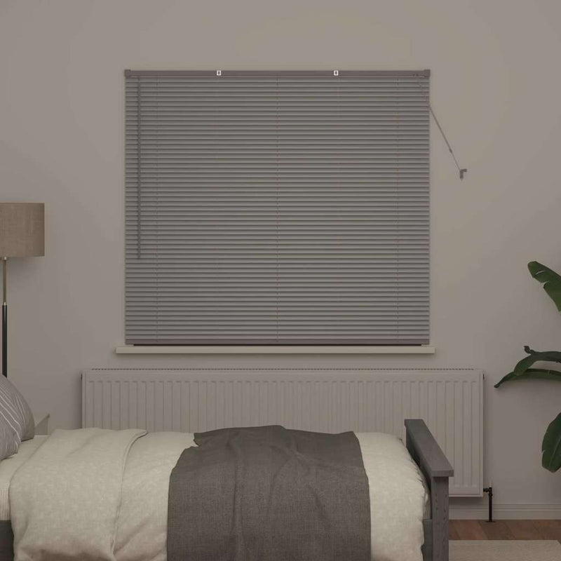 Load image into Gallery viewer, Vidaxl venetiaanse jaloezieën zilver 130 x 145 cm aluminium

