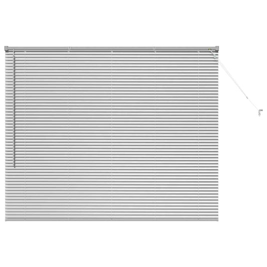 Vidaxl venetiaanse jaloezieën zilver 130 x 160 cm aluminium