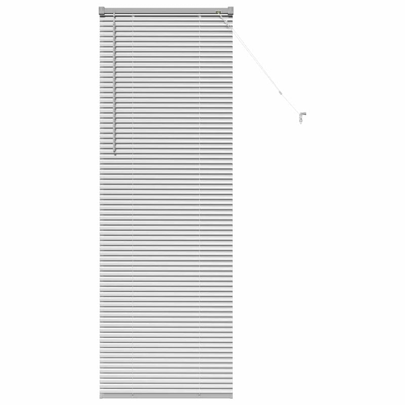 Load image into Gallery viewer, Vidaxl venetiaanse jaloezieën zilver 175 x 65 cm aluminium
