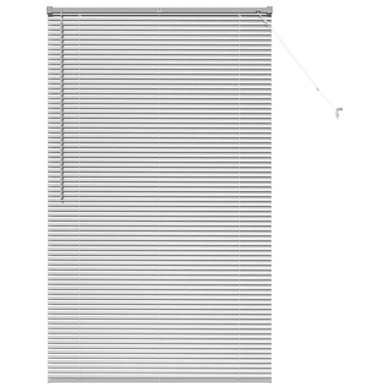 Load image into Gallery viewer, Vidaxl venetiaanse jaloezieën zilver 175 x 105 cm aluminium
