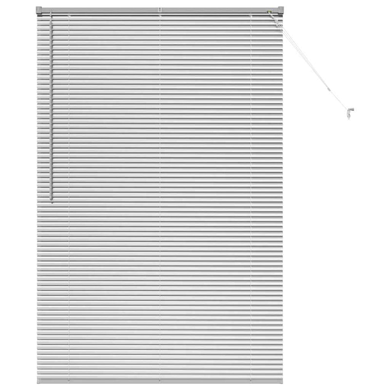 Load image into Gallery viewer, Vidaxl venetiaanse jaloezieën zilver 175 x 115 cm aluminium
