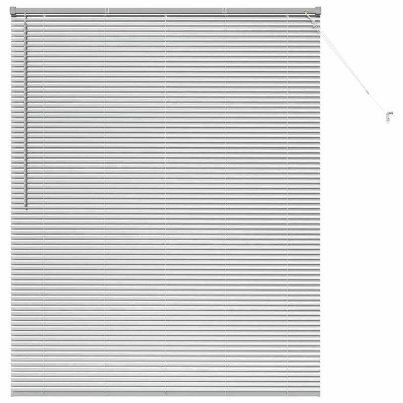 Load image into Gallery viewer, Vidaxl venetiaanse jaloezieën zilver 175 x 150 cm aluminium
