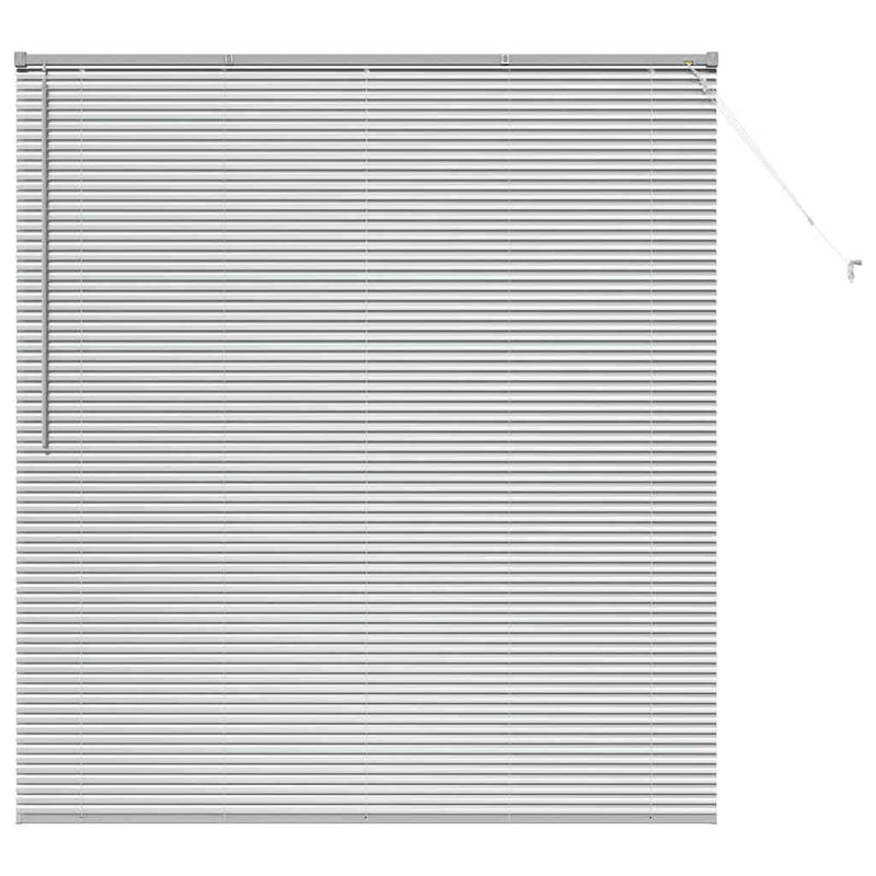 Load image into Gallery viewer, Vidaxl venetiaanse jaloezieën zilver 175 x 160 cm aluminium
