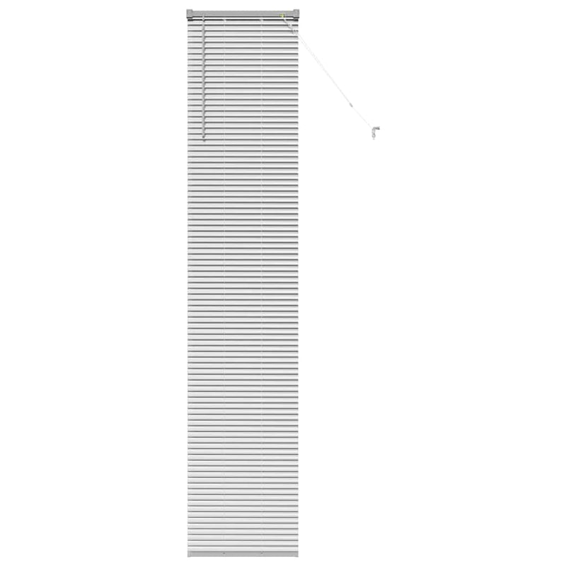 Load image into Gallery viewer, Vidaxl venetiaanse jaloezieën zilver 220 x 40 cm aluminium
