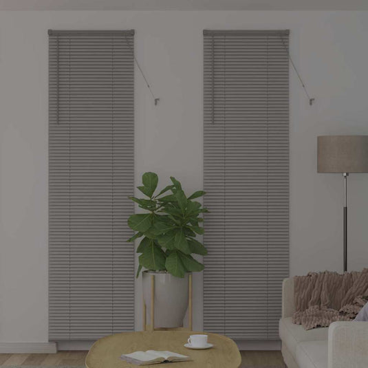 Vidaxl venetiaanse jaloezieën zilver 220 x 55 cm aluminium