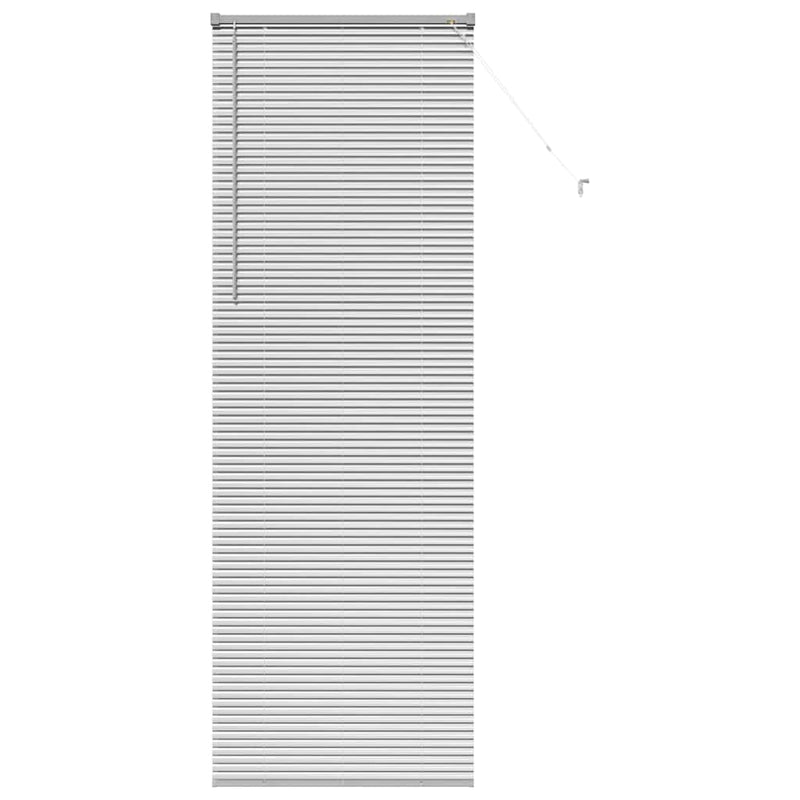 Load image into Gallery viewer, Vidaxl venetiaanse jaloezieën zilver 220 x 70 cm aluminium
