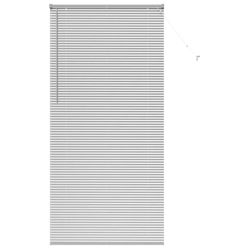Load image into Gallery viewer, Vidaxl venetiaanse jaloezieën zilver 220 x 100 cm aluminium
