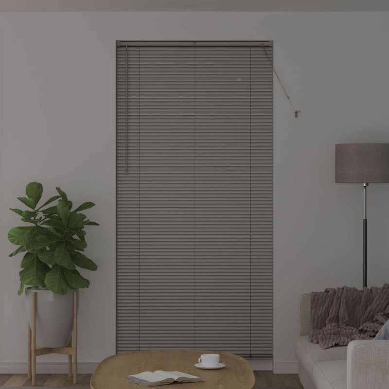 Load image into Gallery viewer, Vidaxl venetiaanse jaloezieën zilver 220 x 105 cm aluminium
