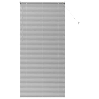 Vidaxl venetiaanse jaloezieën zilver 220 x 105 cm aluminium