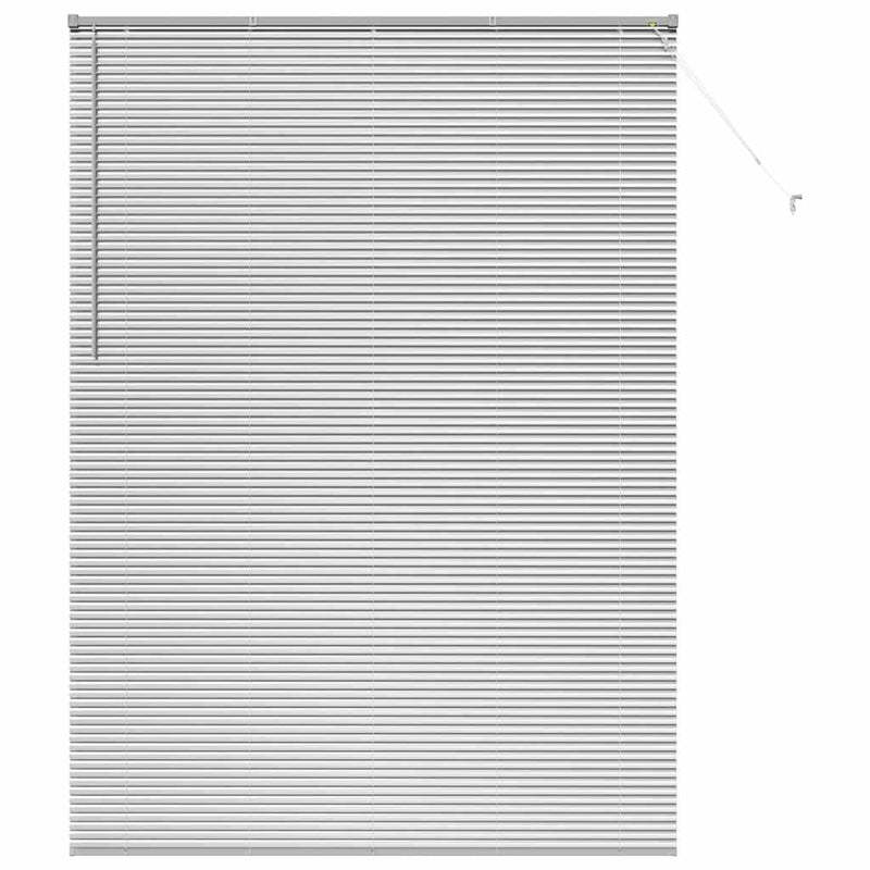 Load image into Gallery viewer, Vidaxl venetiaanse jaloezieën zilver 220 x 160 cm aluminium
