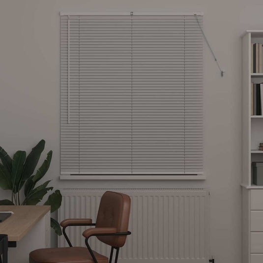 Vidaxl venetiaanse jaloezieën wit 130 x 110 cm aluminium