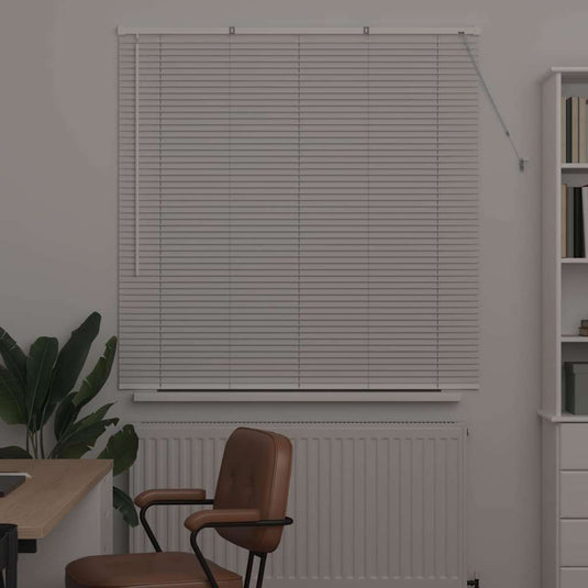 Vidaxl venetiaanse jaloezieën wit 130 x 125 cm aluminium
