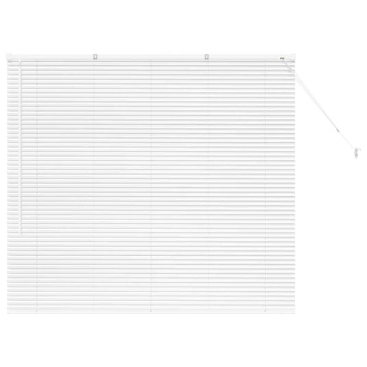 Vidaxl venetiaanse jaloezieën wit 130 x 150 cm aluminium