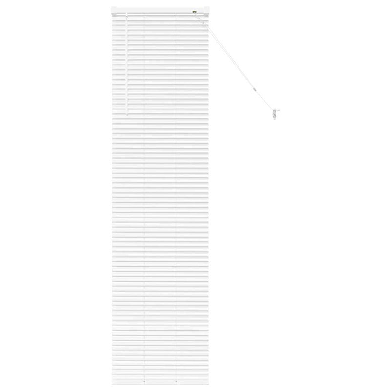 Load image into Gallery viewer, Vidaxl venetiaanse jaloezieën wit 175 x 50 cm aluminium
