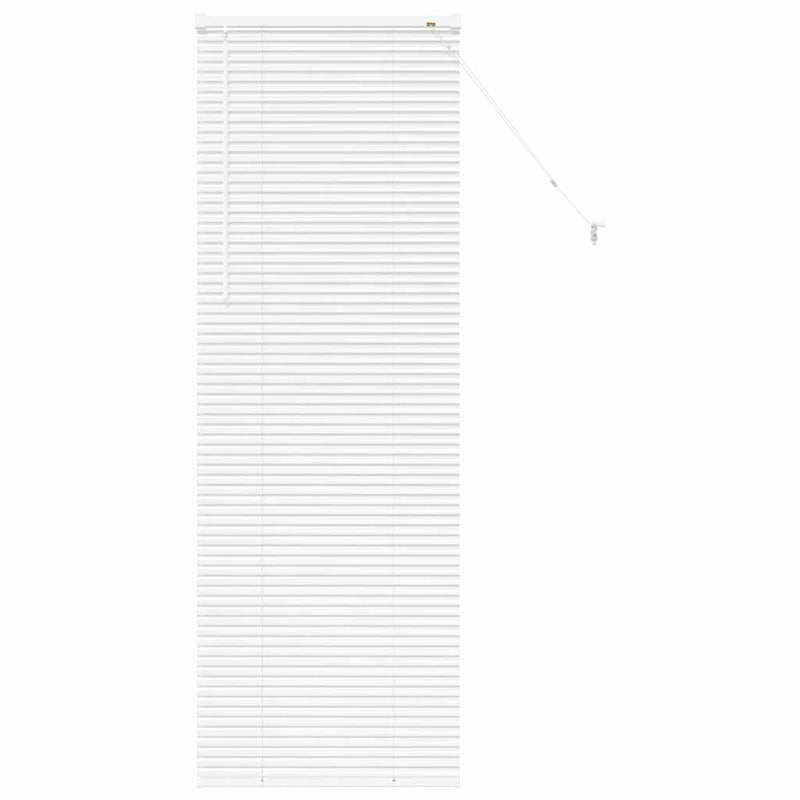 Load image into Gallery viewer, Vidaxl venetiaanse jaloezieën wit 175 x 55 cm aluminium
