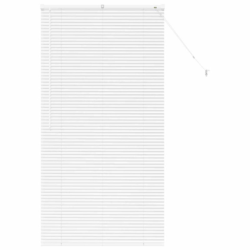 Load image into Gallery viewer, Vidaxl venetiaanse jaloezieën wit 175 x 85 cm aluminium
