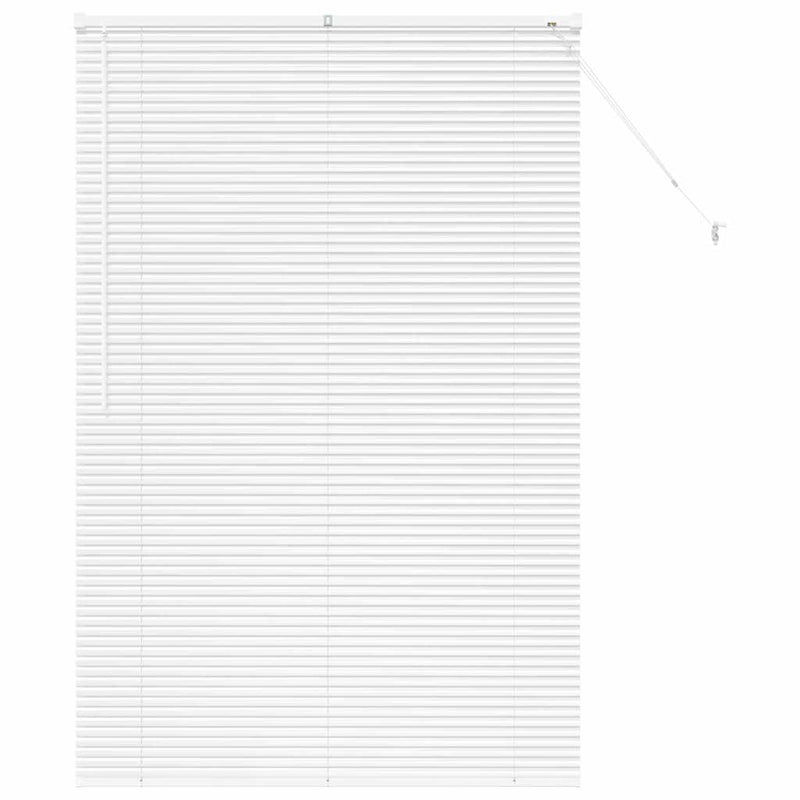 Load image into Gallery viewer, Vidaxl venetiaanse jaloezieën wit 175 x 120 cm aluminium
