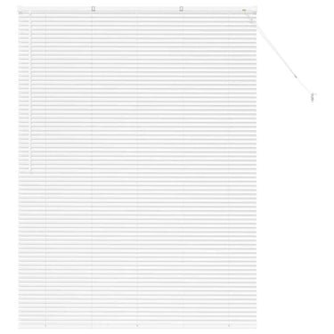 Vidaxl venetiaanse jaloezieën wit 175 x 130 cm aluminium