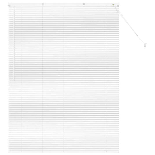 Vidaxl venetiaanse jaloezieën wit 175 x 135 cm aluminium