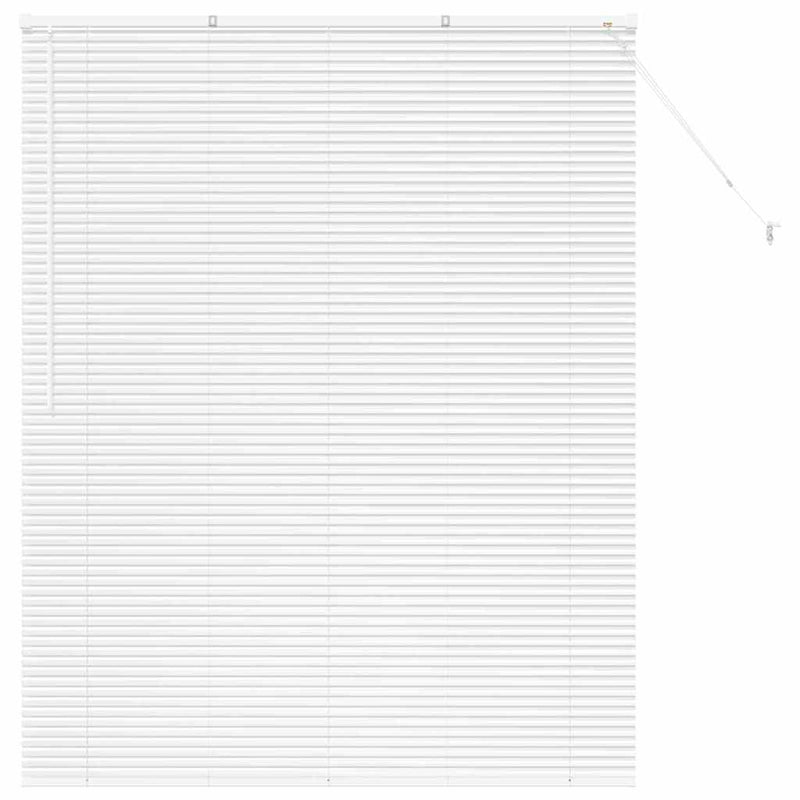 Load image into Gallery viewer, Vidaxl venetiaanse jaloezieën wit 175 x 145 cm aluminium
