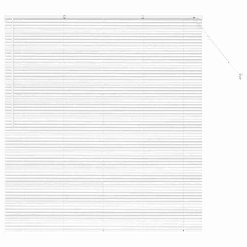 Load image into Gallery viewer, Vidaxl venetiaanse jaloezieën wit 175 x 160 cm aluminium
