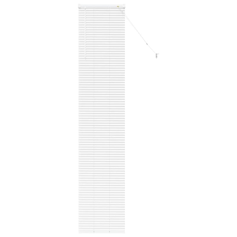 Load image into Gallery viewer, Vidaxl venetiaanse jaloezieën wit 220 x 45 cm aluminium
