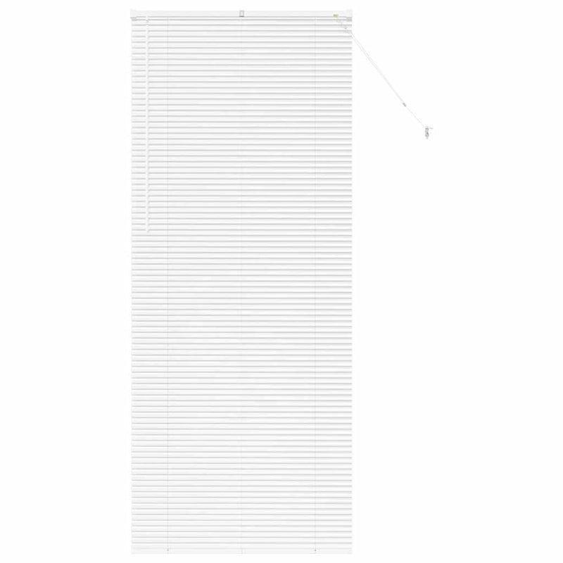 Load image into Gallery viewer, Vidaxl venetiaanse jaloezieën wit 220 x 85 cm aluminium
