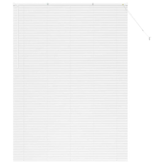 Vidaxl venetiaanse jaloezieën wit 220 x 155 cm aluminium