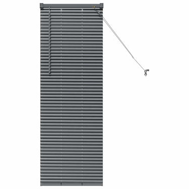 Vidaxl venetiaanse jaloezieën donkergrijs 130 x 40 cm aluminium