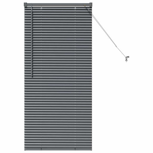Vidaxl venetiaanse jaloezieën donkergrijs 130 x 60 cm aluminium