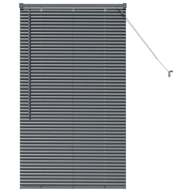 Vidaxl venetiaanse jaloezieën donkergrijs 130 x 80 cm aluminium