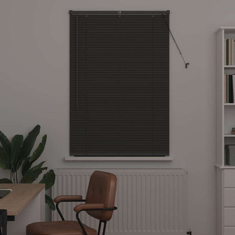 Load image into Gallery viewer, Vidaxl venetiaanse jaloezieën donkergrijs 130 x 85 cm aluminium
