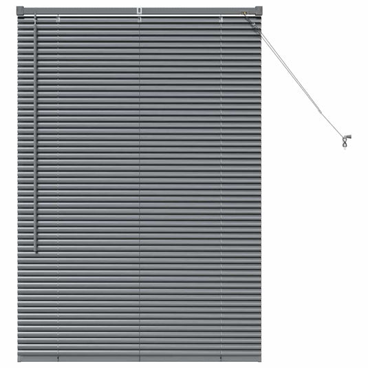 Vidaxl venetiaanse jaloezieën donkergrijs 130 x 95 cm aluminium