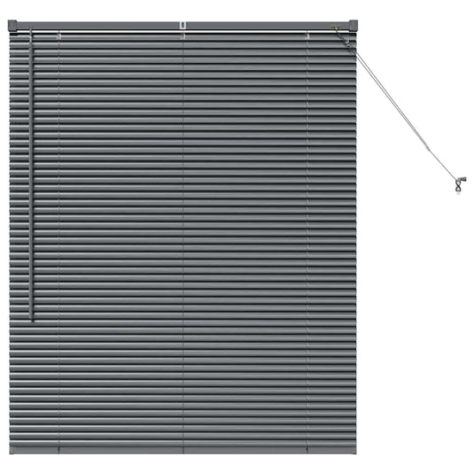 Vidaxl venetiaanse jaloezieën donkergrijs 130 x 105 cm aluminium