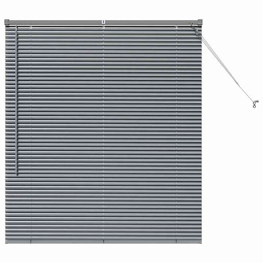 Vidaxl venetiaanse jaloezieën donkergrijs 130 x 120 cm aluminium