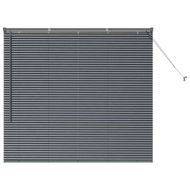Vidaxl venetiaanse jaloezieën donkergrijs 130 x 150 cm aluminium