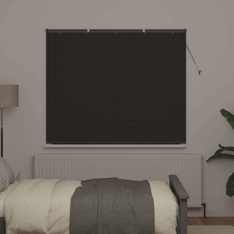 Load image into Gallery viewer, Vidaxl venetiaanse jaloezieën donkergrijs 130 x 155 cm aluminium
