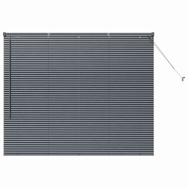 Vidaxl venetiaanse jaloezieën donkergrijs 130 x 155 cm aluminium