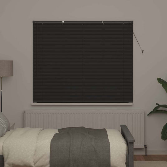 Vidaxl venetiaanse jaloezieën donkergrijs 130 x 160 cm aluminium