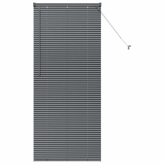Vidaxl venetiaanse jaloezieën donkergrijs 175 x 80 cm aluminium