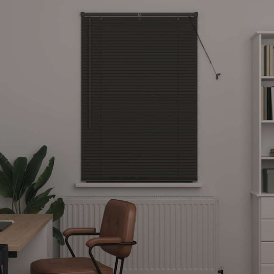 Vidaxl venetiaanse jaloezieën donkergrijs 175 x 95 cm aluminium