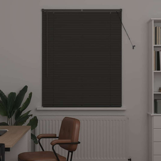 Vidaxl venetiaanse jaloezieën donkergrijs 175 x 100 cm aluminium