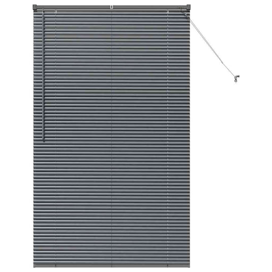 Vidaxl venetiaanse jaloezieën donkergrijs 175 x 100 cm aluminium