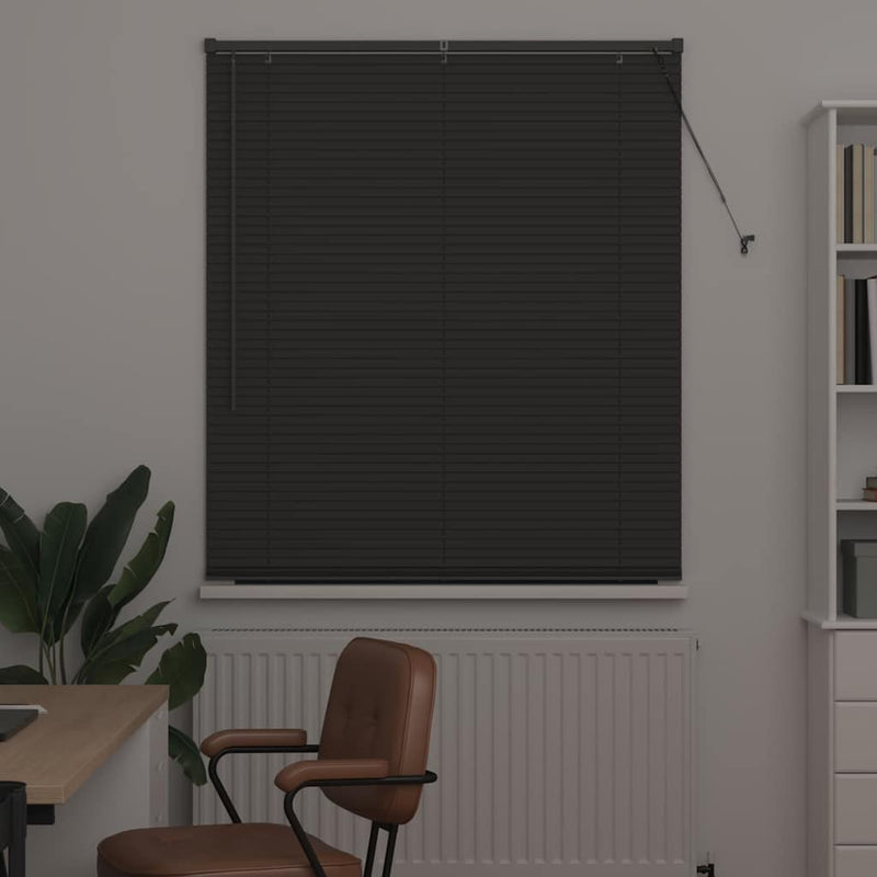 Load image into Gallery viewer, Vidaxl venetiaanse jaloezieën donkergrijs 175 x 110 cm aluminium
