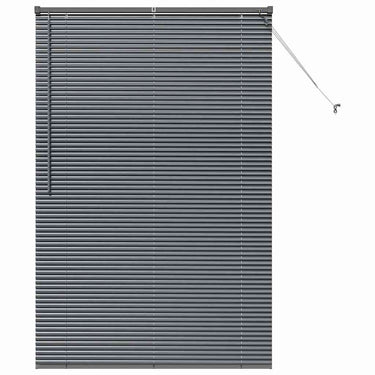 Vidaxl venetiaanse jaloezieën donkergrijs 175 x 110 cm aluminium